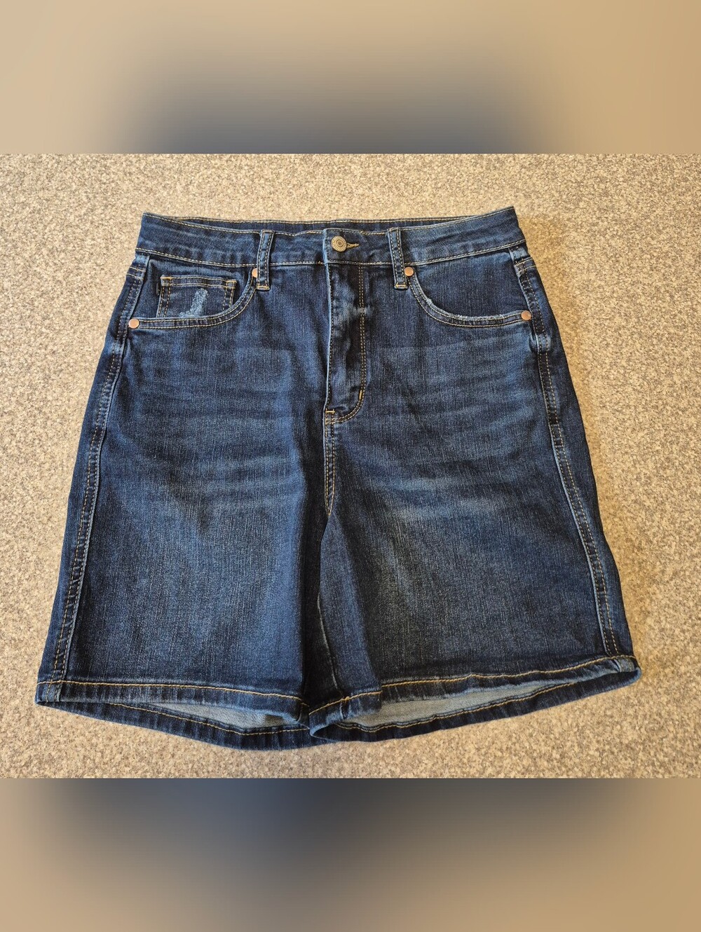Womens Judy Blue Denim Shorts Size Large